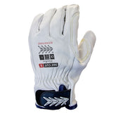 Frontier -  Boomerang Brand Cut resistant E Riggers Gloves with wrist ta White Size Medium | 9322297091662